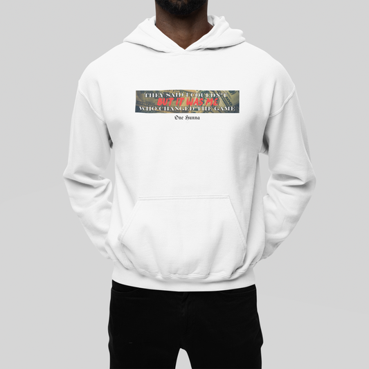 White “Game Changer” Hoodie